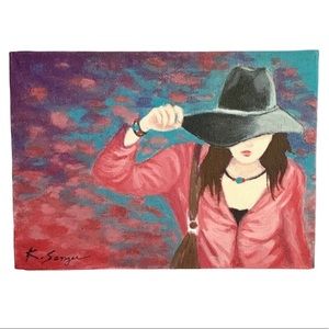 My Art ⭐️HP! Original Acrylic Painting “Fashion Queen” abstract Impressionism